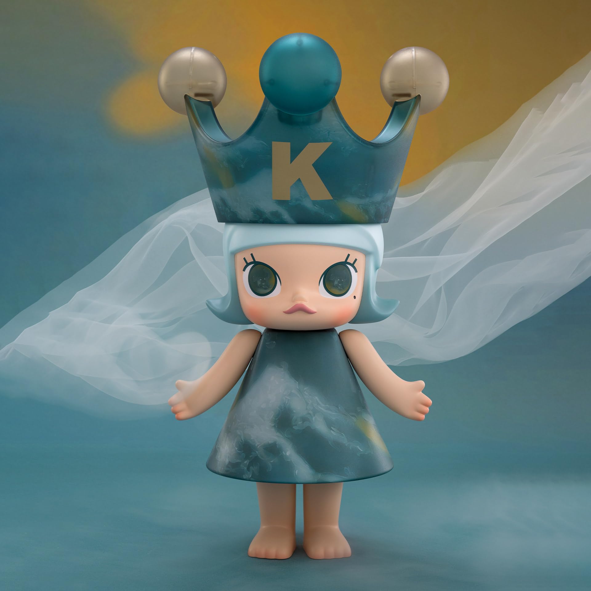Amazon.com: POP MART MEGA Royal Molly 400% DIDI-to Love 15.15in